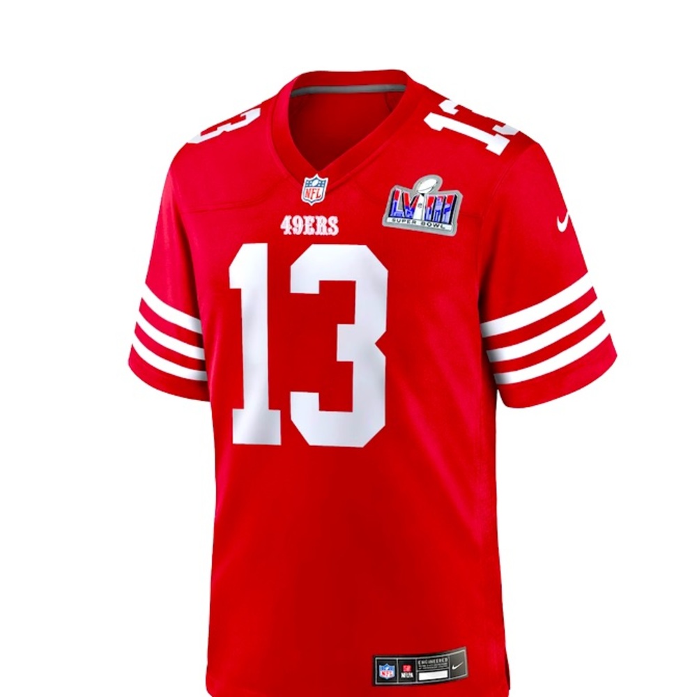 Brock Purdy San Francisco 49ers Nike Super Bowl LVIll Patch Game Jersey